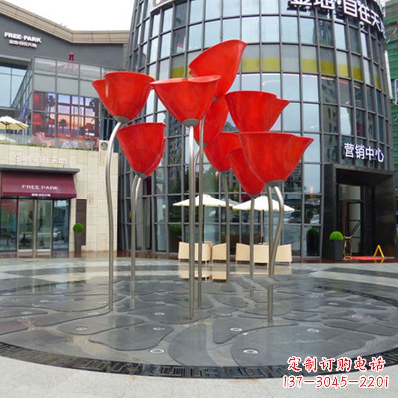达州玫瑰雕塑点缀城市景观的绚烂之美