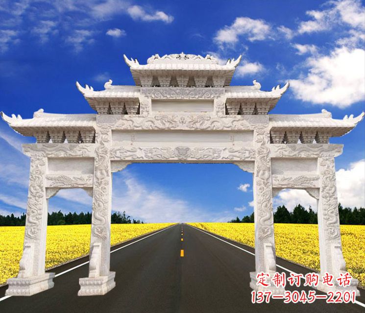 达州城市牌楼石雕——把文化传承到实体之中
