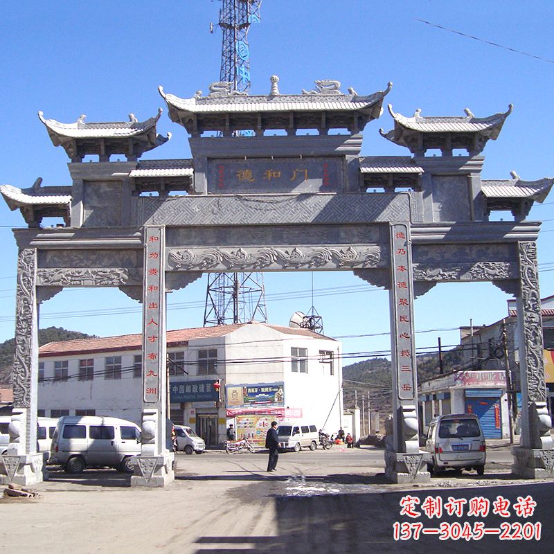 达州中国古代的牌楼雕塑——传承着历史文化的精髓