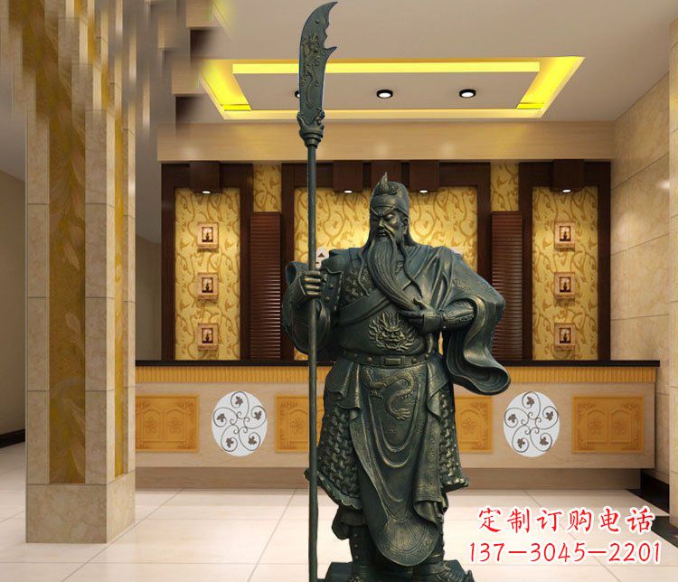 达州关公雕塑——传承弘扬中华文化