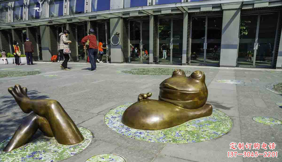达州青蛙雕塑传统文化的象征