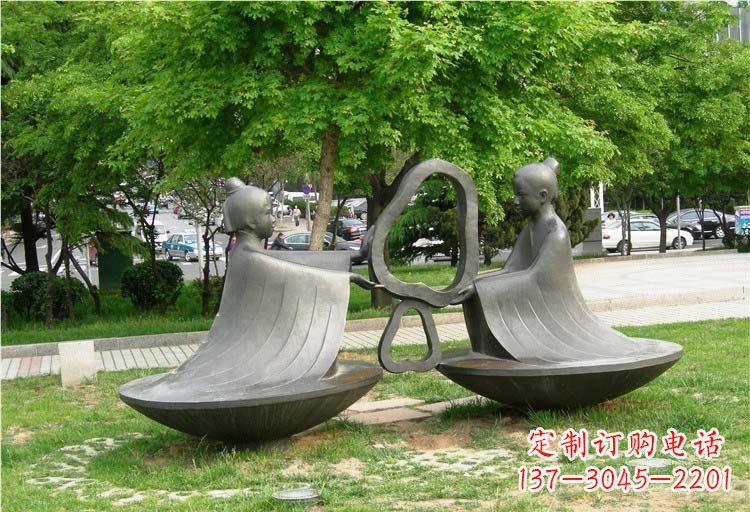 达州古代孔融雕塑之美