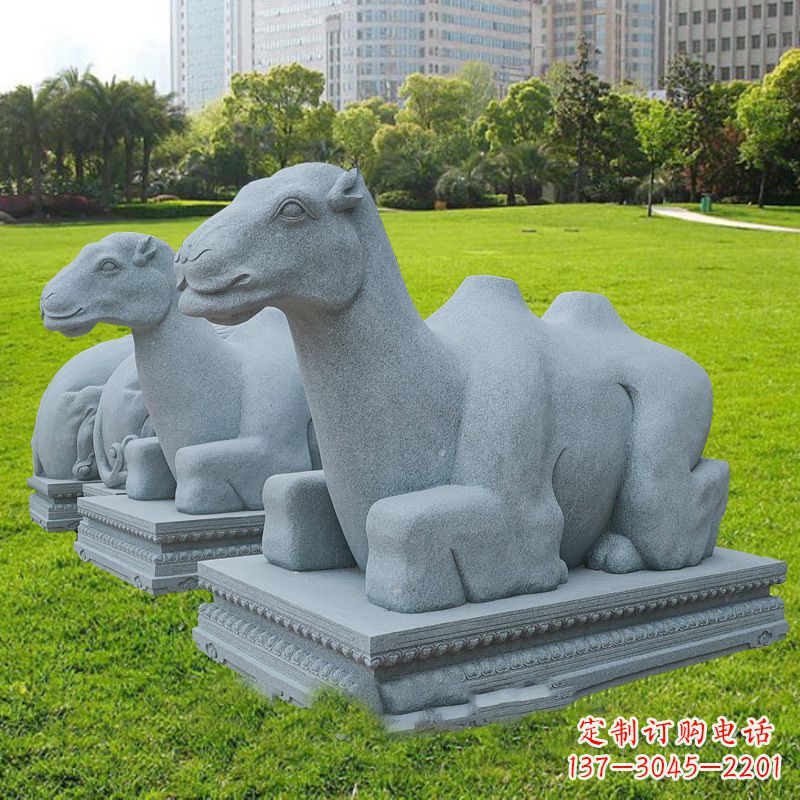 达州抽象砂岩骆驼石雕