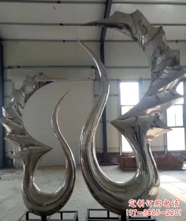 达州精美的天鹅不锈钢雕塑
