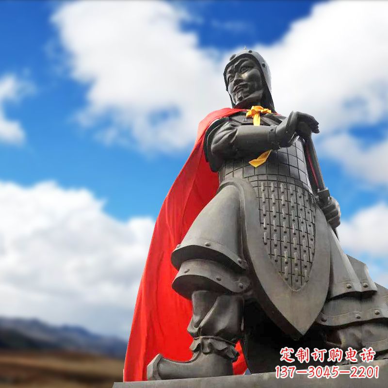 达州项羽雕塑——历史名人古代帝王的象征