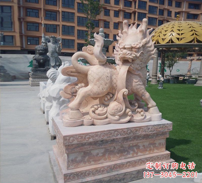 达州传统石雕麒麟
