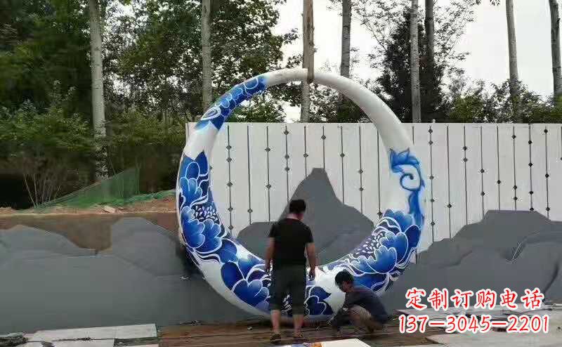 达州美丽的月亮雕塑