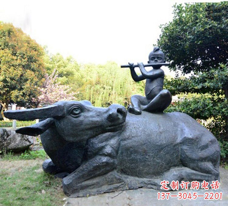 达州牧童雕塑传承民间文化