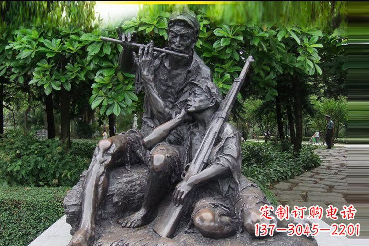 达州红军战士雕塑——抒发军旅情怀