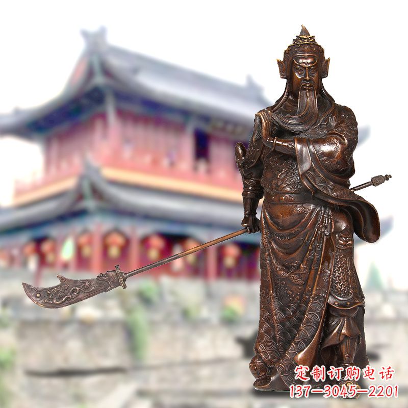 达州关公铜像千秋英雄的传奇