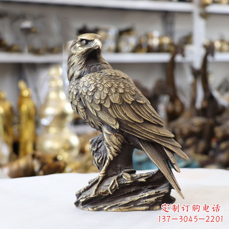 达州纯铜老鹰雕塑