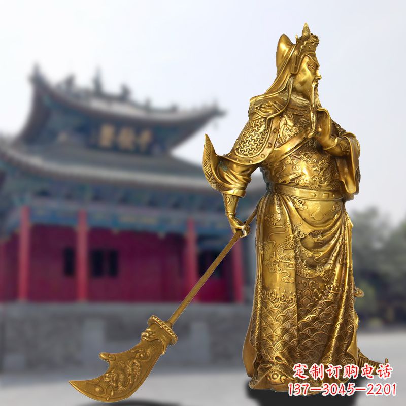 达州铜雕关羽传承精神气质