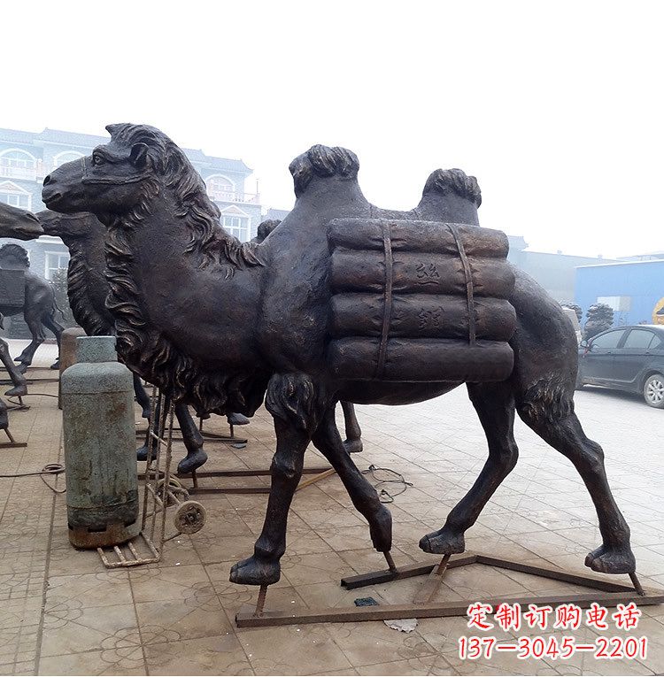达州纯铜骆驼雕塑丝绸之路骆驼动物雕塑