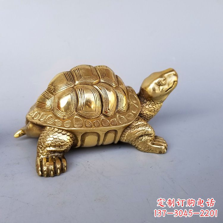 达州静谧的纯铜乌龟雕塑