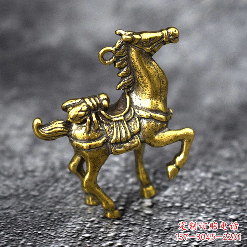达州铜铸马儿雕塑艺术精品