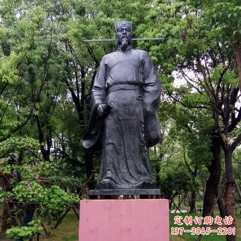 达州铜雕陶渊明——传承古代文学精髓