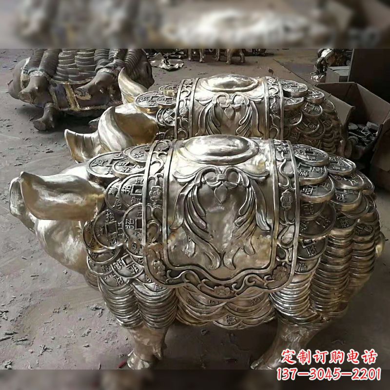达州纯铜铸造的招财生肖动物风水雕塑