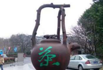 达州茶壶雕塑——展现艺术精妙