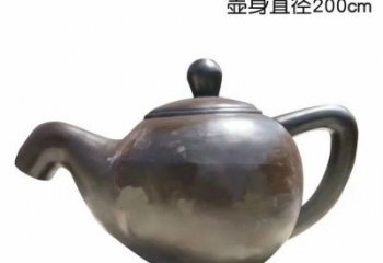 达州青铜茶壶雕塑——彰显传统文化的艺术精髓