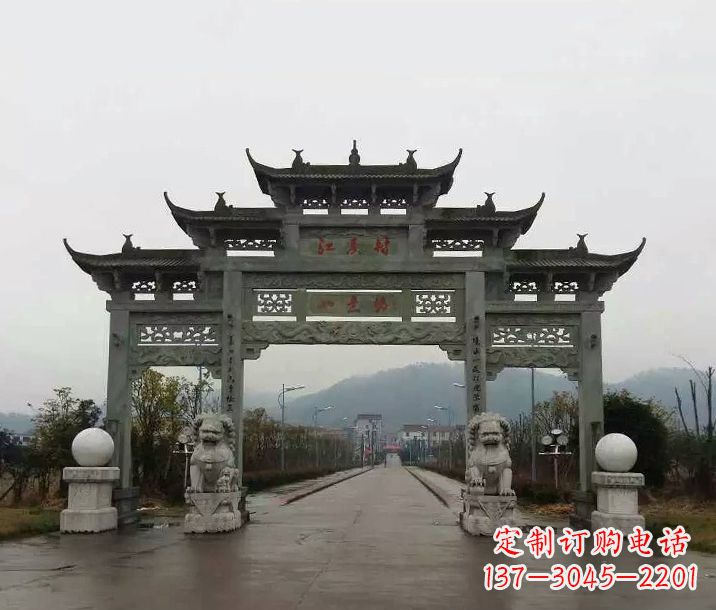 达州牌坊石雕传承民间文化