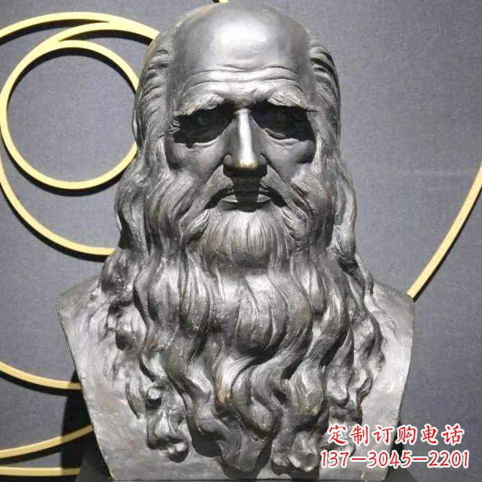 达州达芬奇铜雕头像