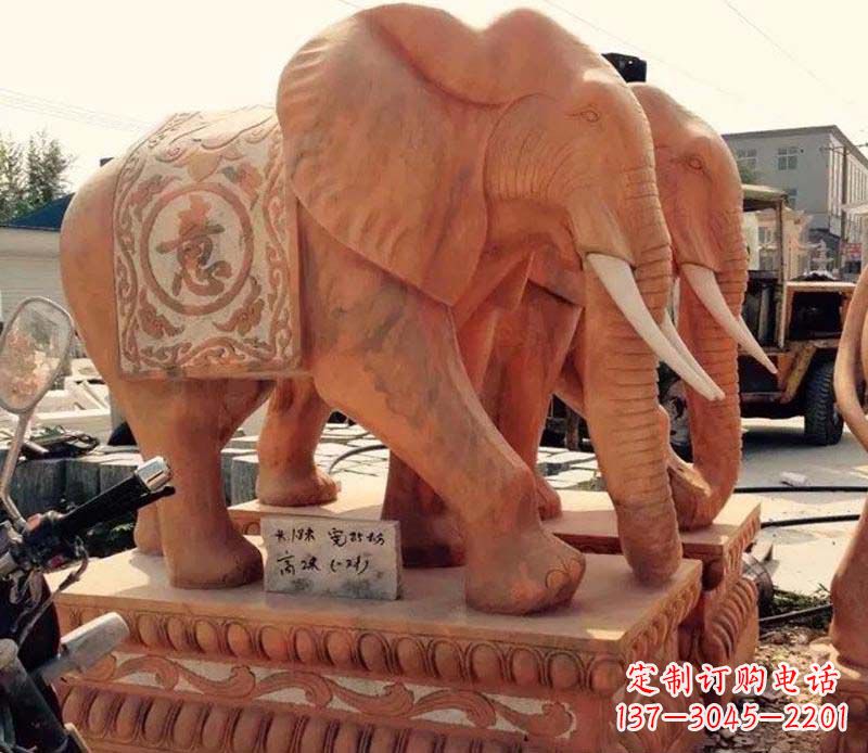 达州大象雕塑 传承古典文化的艺术精品