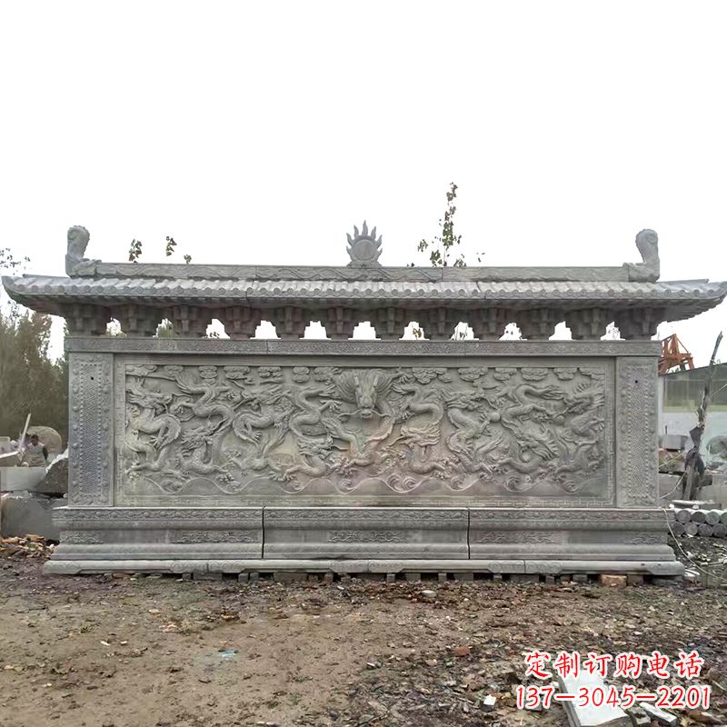 达州大理石影壁雕塑美丽的艺术精品