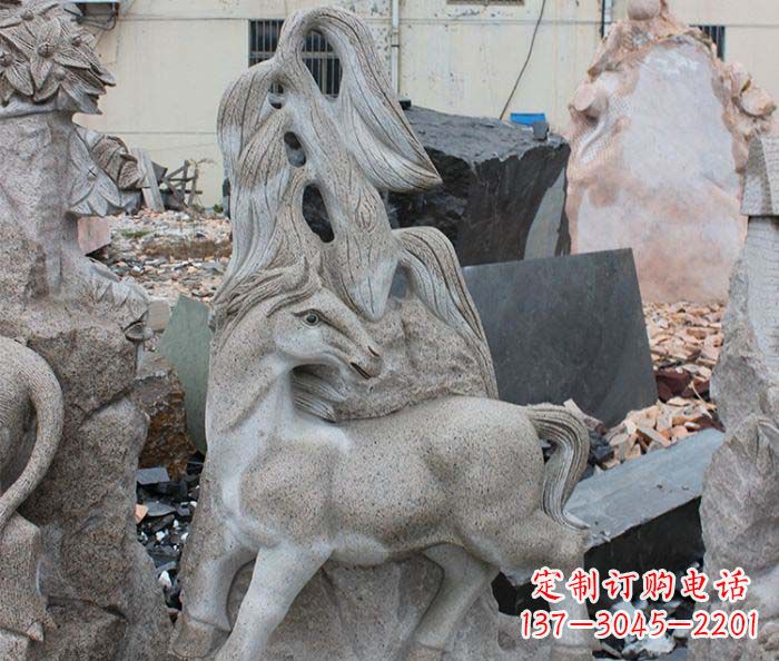 达州大理石动物雕塑丰富多彩的艺术品