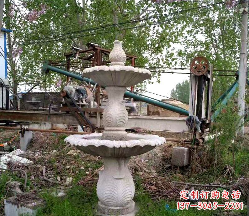 达州大理石多层喷泉石雕雕塑艺术的精美之作