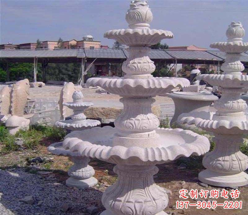 达州石雕喷泉展现精美的艺术灵感