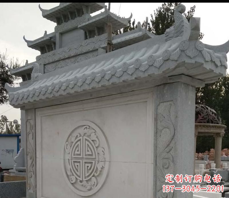 达州精美大理石影壁雕塑