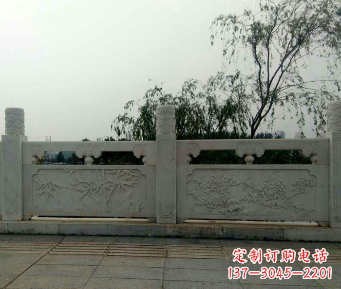达州精美大理石栏板石雕