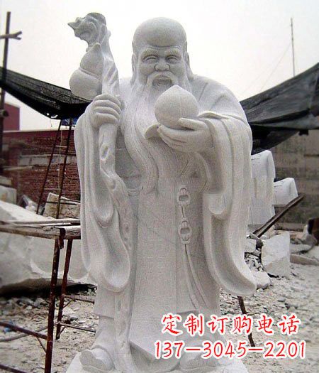达州大理石寿星雕塑