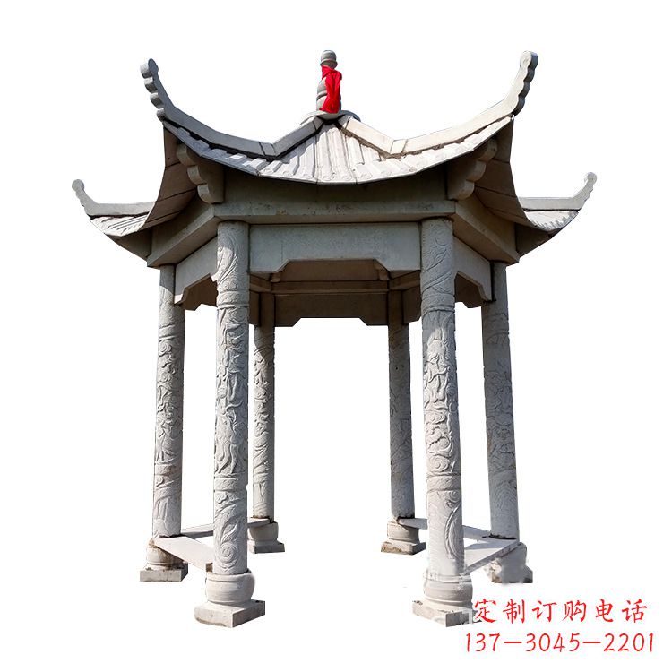 达州中领雕塑大理石凉亭雕塑