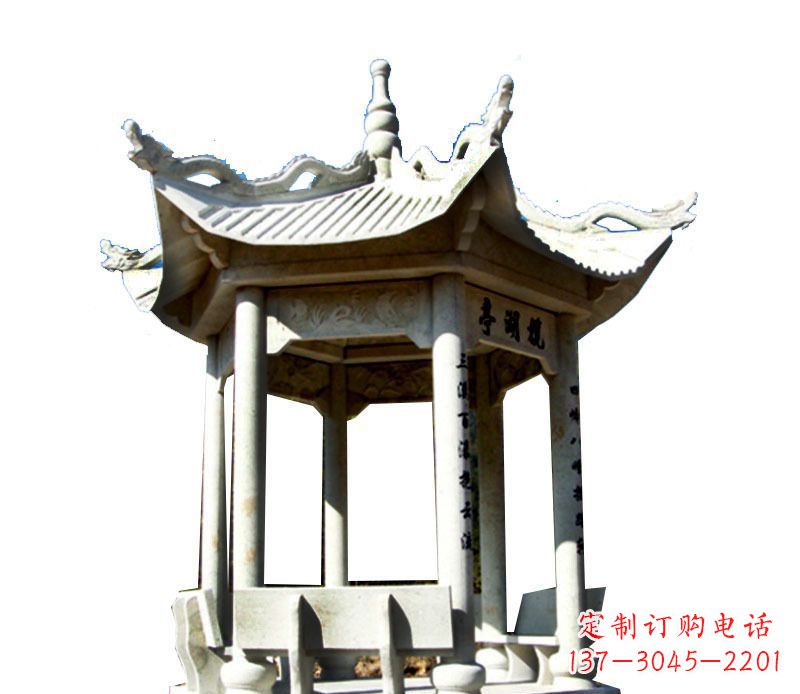 达州大理石凉亭石雕,历史韵味浓郁
