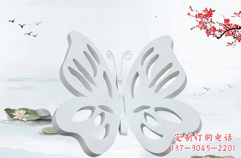 达州高级大理石镂空蝴蝶雕塑