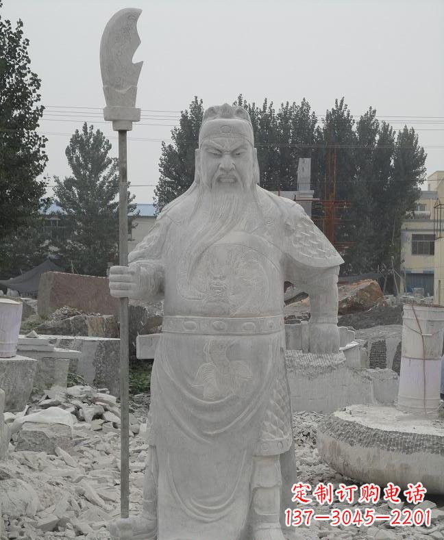 达州大理石关公雕塑