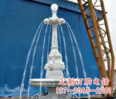 达州精致大理石喷泉雕塑