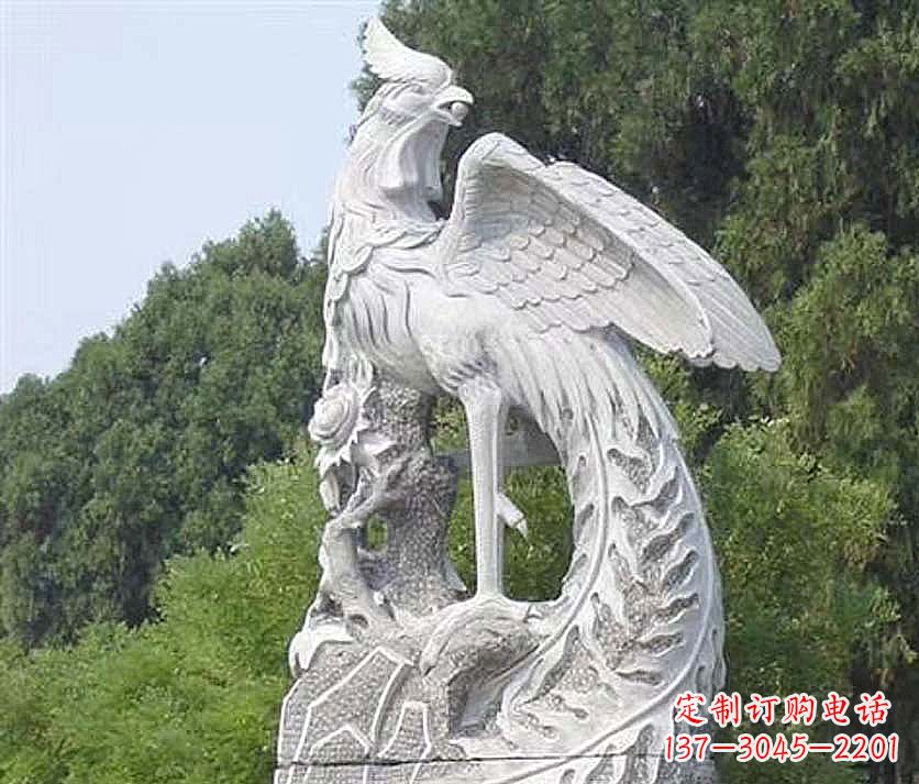 达州大理石凤凰雕塑