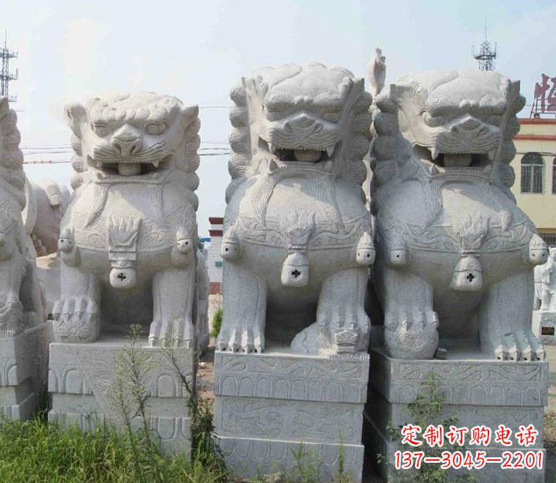 达州北京玉石狮子雕塑