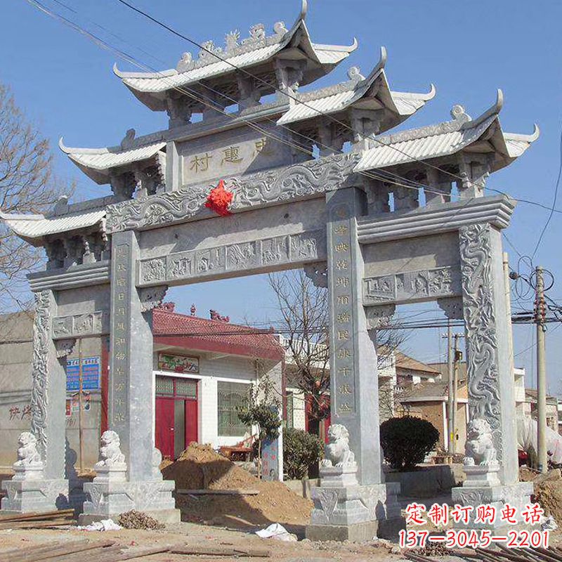 达州大理石牌坊石雕艺术