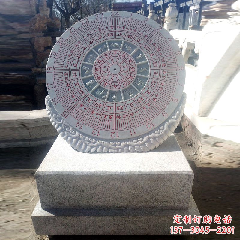 达州精美大理石日晷雕塑