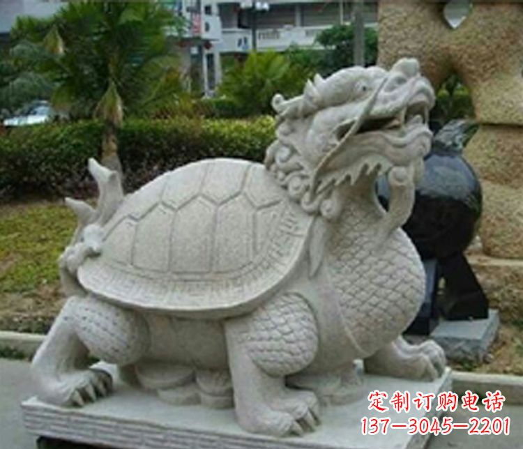 达州大理石铜钱龙雕塑