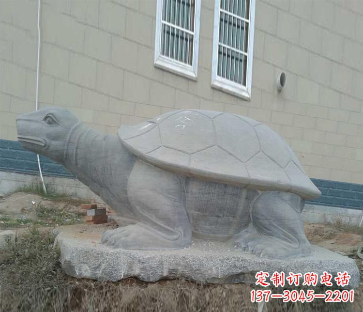 达州大理石乌龟石雕精美的古典风格装饰