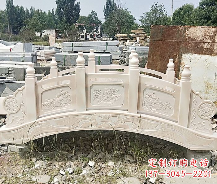 达州大理石小型拱桥雕塑