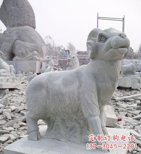 达州大理石羊雕塑