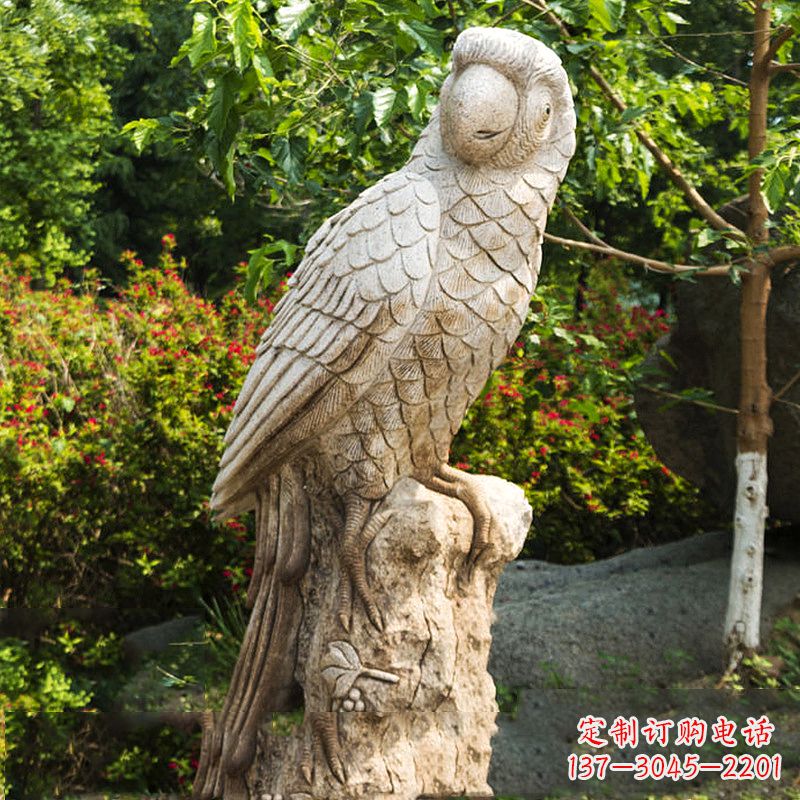 达州大理石鹦鹉雕塑,完美点缀生活空间