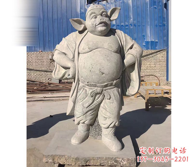 达州大理石猪八戒雕塑