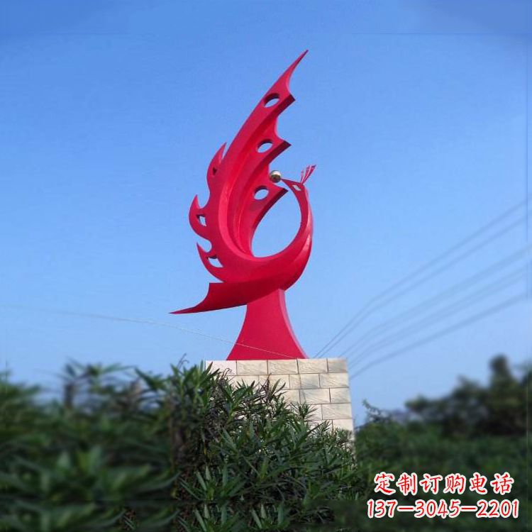 达州凤凰不锈钢雕塑