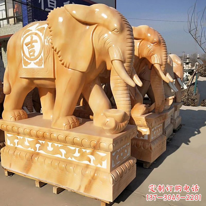 达州大象石雕风水